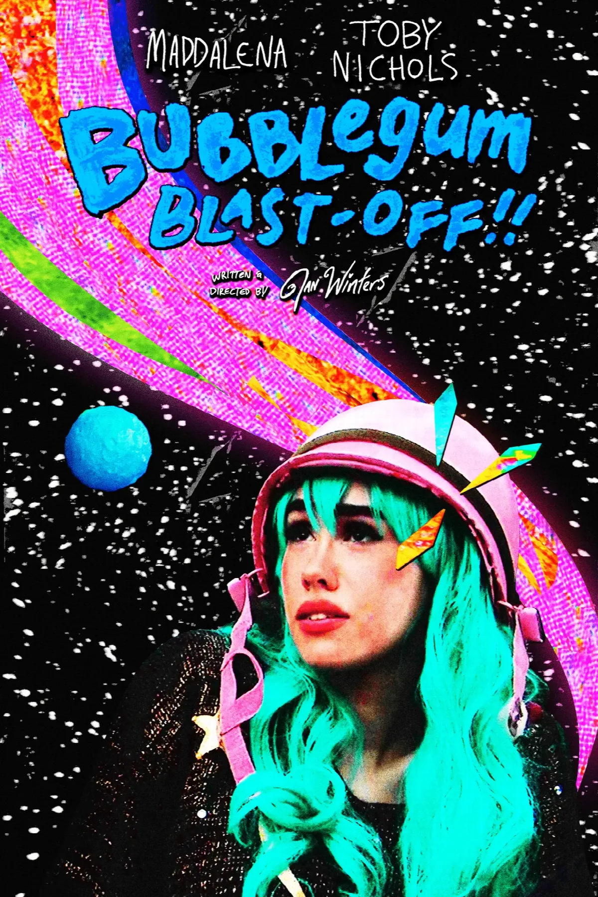 Bubblegum Blast-Off Poster